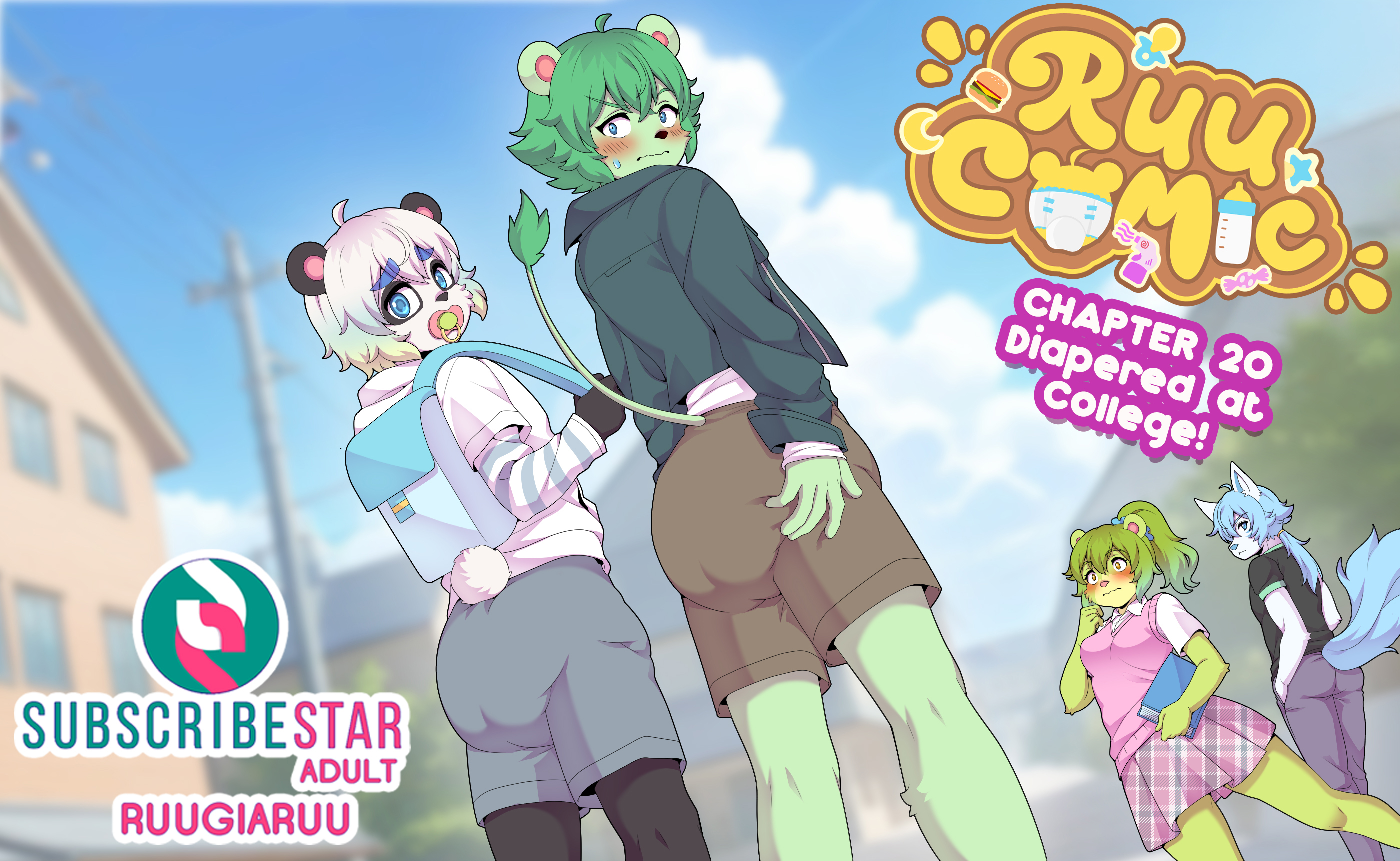Volume 20 - Diapered at College!